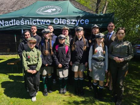 Święto Hufca ZHP Lubaczów z udziałem Nadleśnictwa Oleszyce